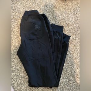 Black XS Scrub Joggers
